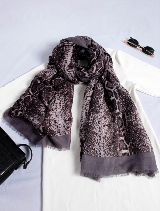 Fashion Snake Skin Print Fashion Scarf